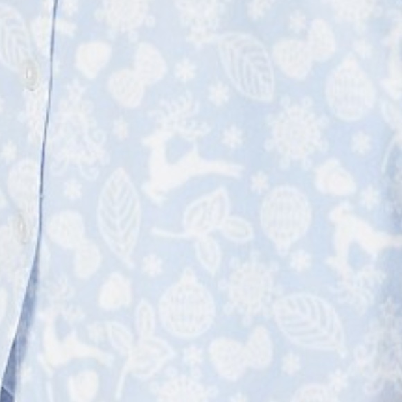 SOLD OUT Pajama set  blue deer holiday Christmas - Picture 6 of 7